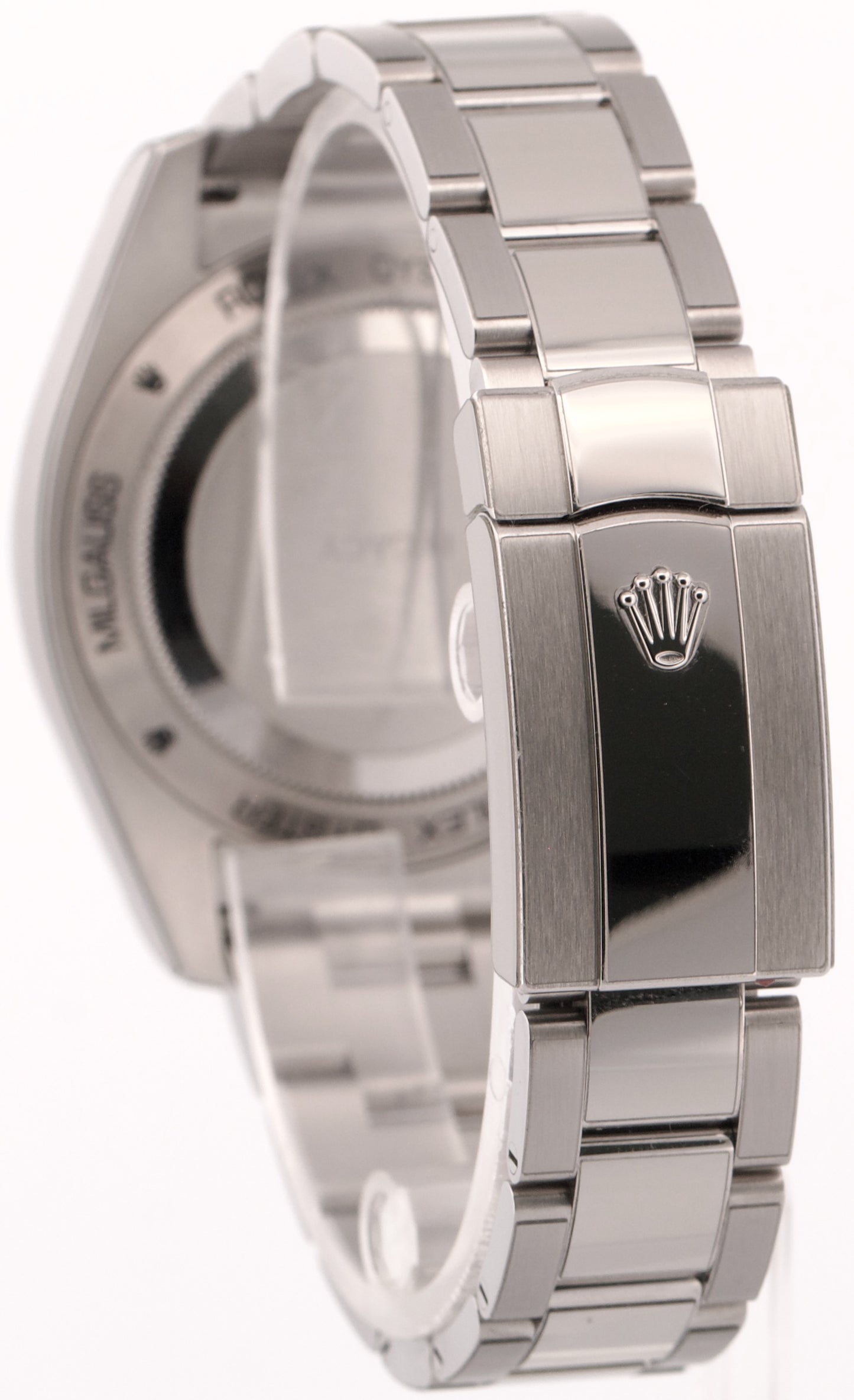 NEW 2021 PAPERS Rolex Milgauss BLACK Green 40mm Stainless Steel 116400 GV BOX