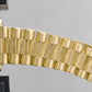 Rolex Day-Date President CHAMPAGNE DIAMOND 18K Yellow Gold BARK 36mm 18308 Watch