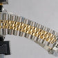 Rolex DateJust 36mm BLACK TAPESTRY 18K Yellow Gold Steel JUBILEE 16233 Watch