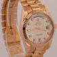 Rolex Day-Date President SILVER DIAMOND 18k Rose Gold 36mm 118235 Watch BOX
