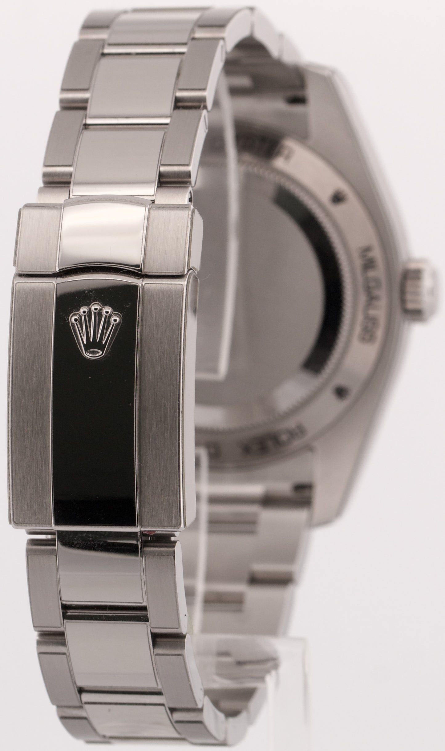 NEW 2021 PAPERS Rolex Milgauss BLACK Green 40mm Stainless Steel 116400 GV BOX