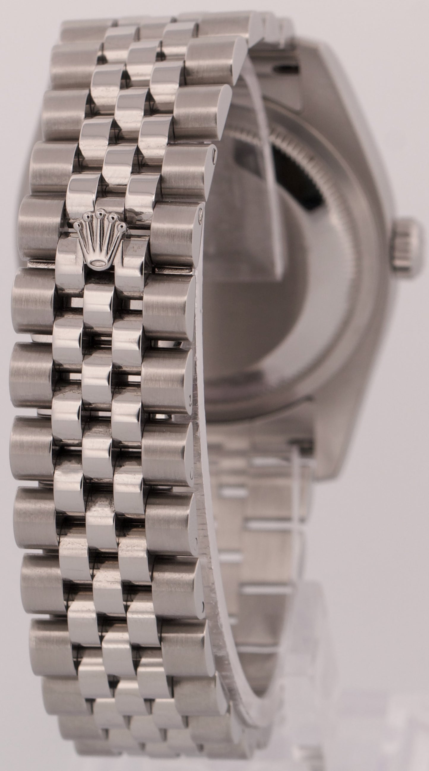 Rolex DateJust 36mm BLUE ROMAN COMPUTER 18K Gold Steel SUPER JUBILEE 116234