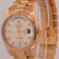 Rolex Day-Date President SILVER DIAMOND 18k Rose Gold 36mm 118235 Watch BOX
