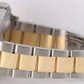 2008 Rolex Yacht-Master 16623 Two-Tone 18k Gold Steel Blue 40mm Watch Box Papers
