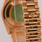 Rolex Day-Date President SILVER DIAMOND 18k Rose Gold 36mm 118235 Watch BOX