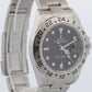 2003 PAPERS Rolex Explorer II 40mm BLACK Red Stainless Steel NO-HOLES 16570 BOX