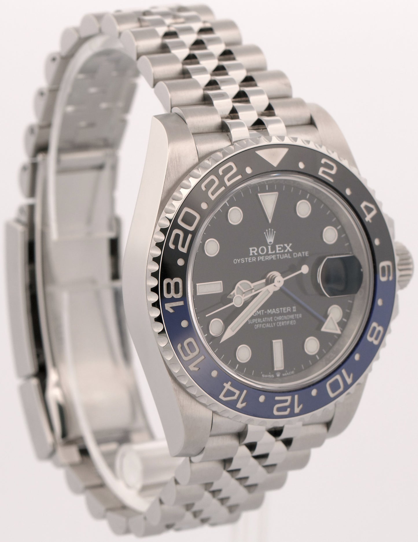 2020 PAPERS Rolex GMT-Master II BATGIRL Blue Steel JUBILEE 40mm 126710 BLNR BOX