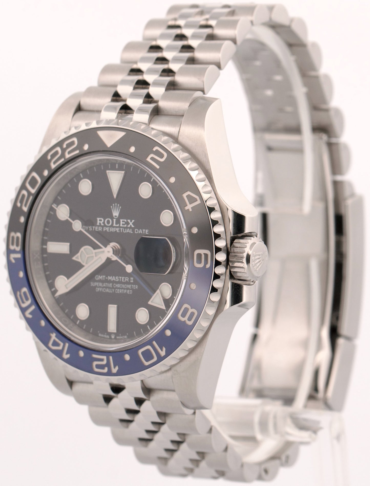 2020 PAPERS Rolex GMT-Master II BATGIRL Blue Steel JUBILEE 40mm 126710 BLNR BOX