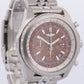 PAPERS Breitling Bentley Motors HAVANA Brown Chronograph Steel A25363 48.7mm BOX