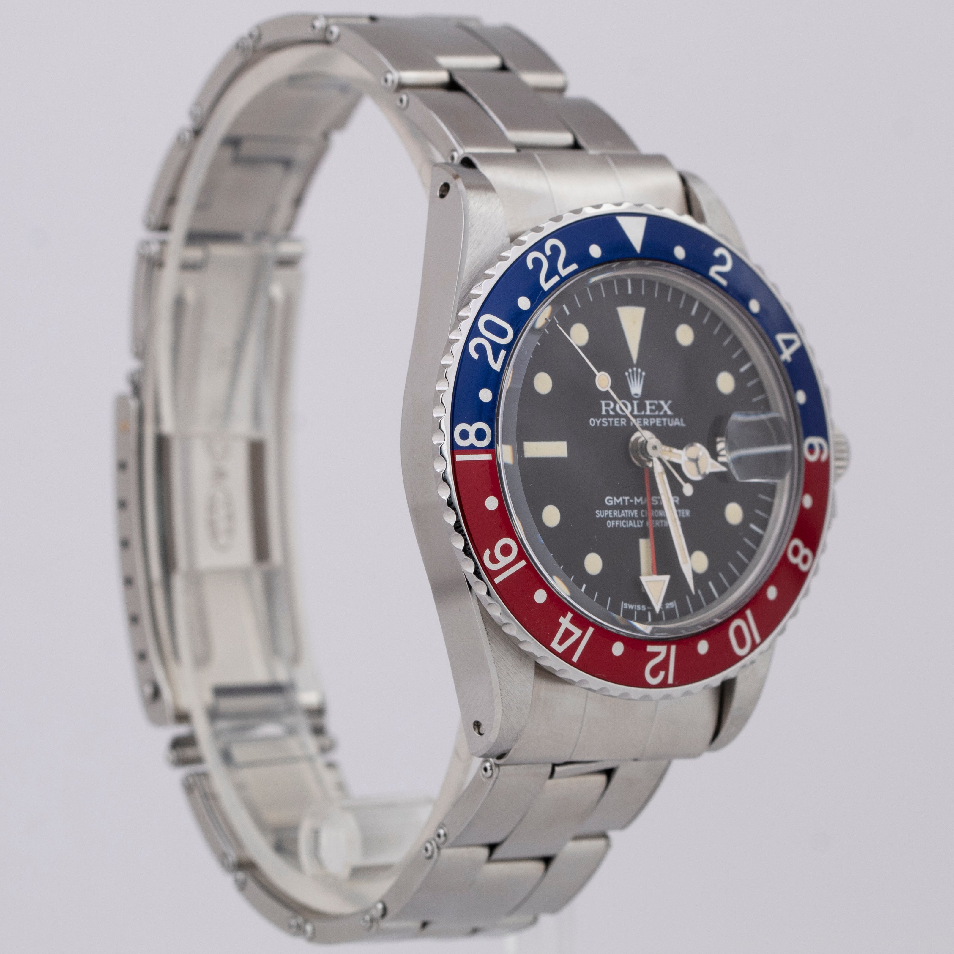 VINTAGE 1977 PAPERS Rolex GMT Master PEPSI Mark 3 RADIAL DIAL