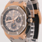 PAPERS Audemars Piguet Royal Oak Offshore GREY 18K Rose Gold 43mm 26420OI BOX