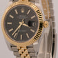 2026 Rolex DateJust 126333 Black 41mm 18K Gold Steel Jubilee 41mm Box Papers