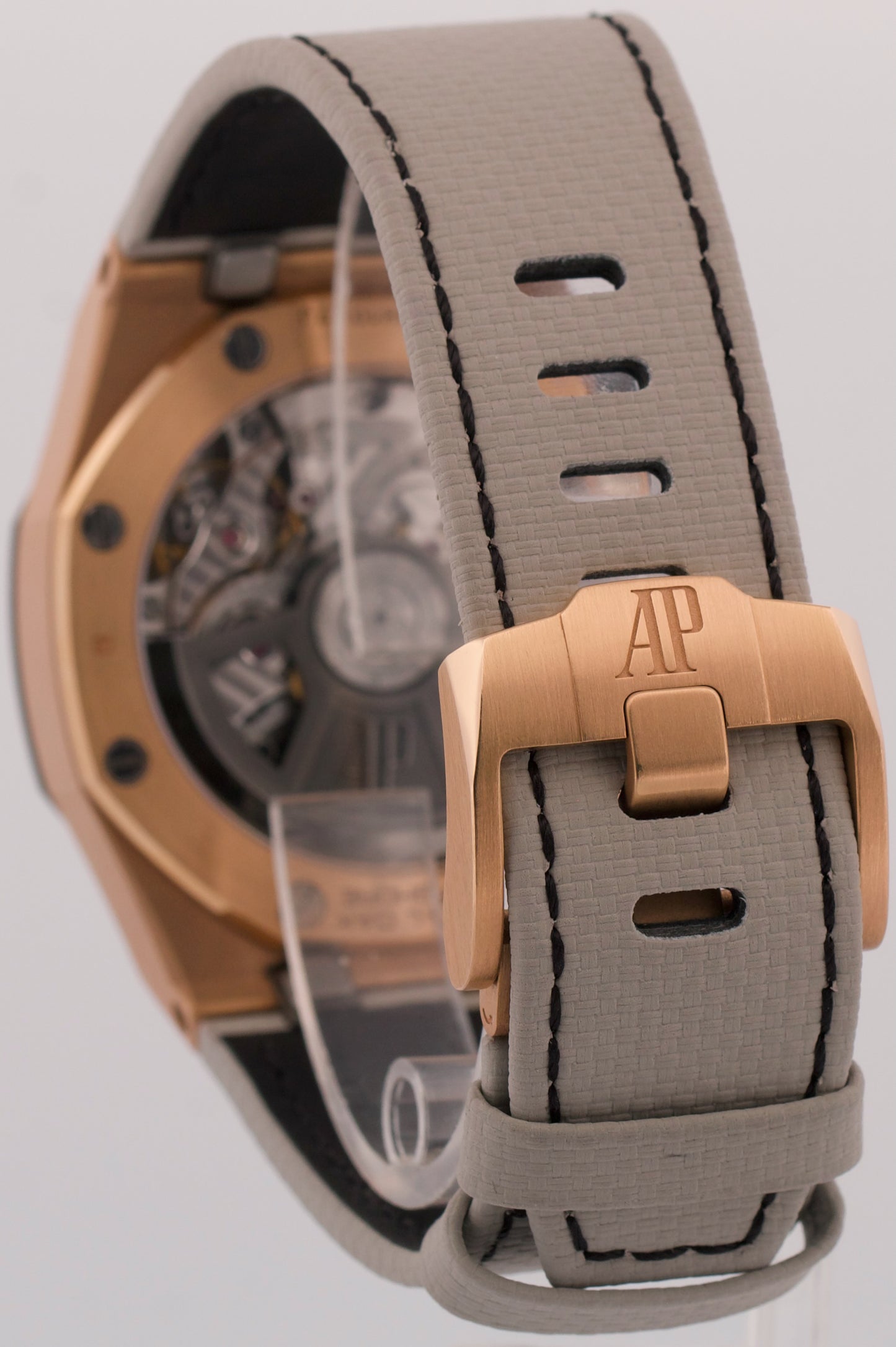 PAPERS Audemars Piguet Royal Oak Offshore GREY 18K Rose Gold 43mm 26420OI BOX