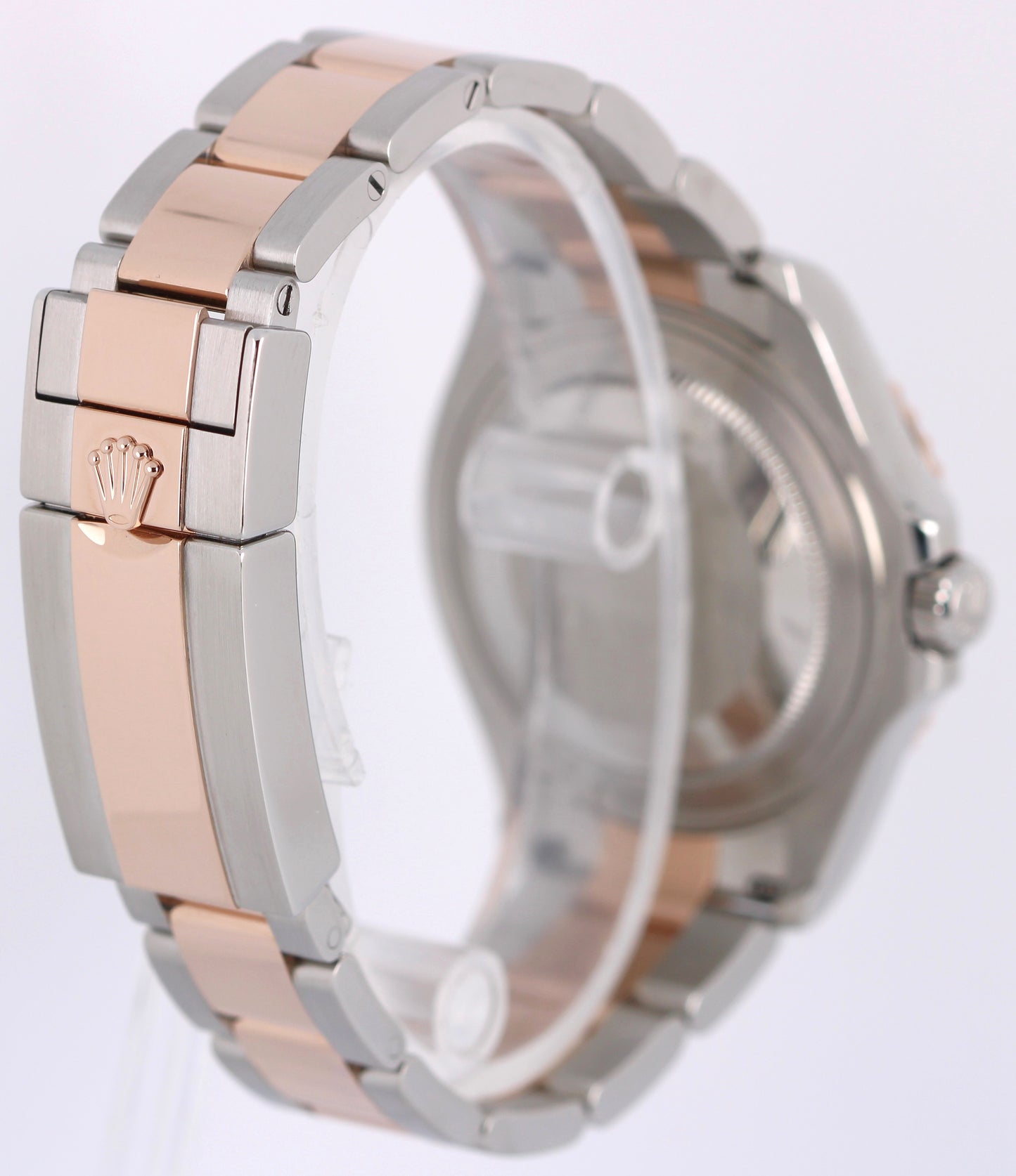 Rolex Yacht-Master 268621 Two-Tone 18k Rose Gold Steel Black 37mm Oyster Watch