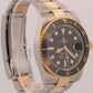 2013 PAPERS Rolex Submariner BLACK 40mm Ceramic 18K Gold Steel 116613 LN BOX