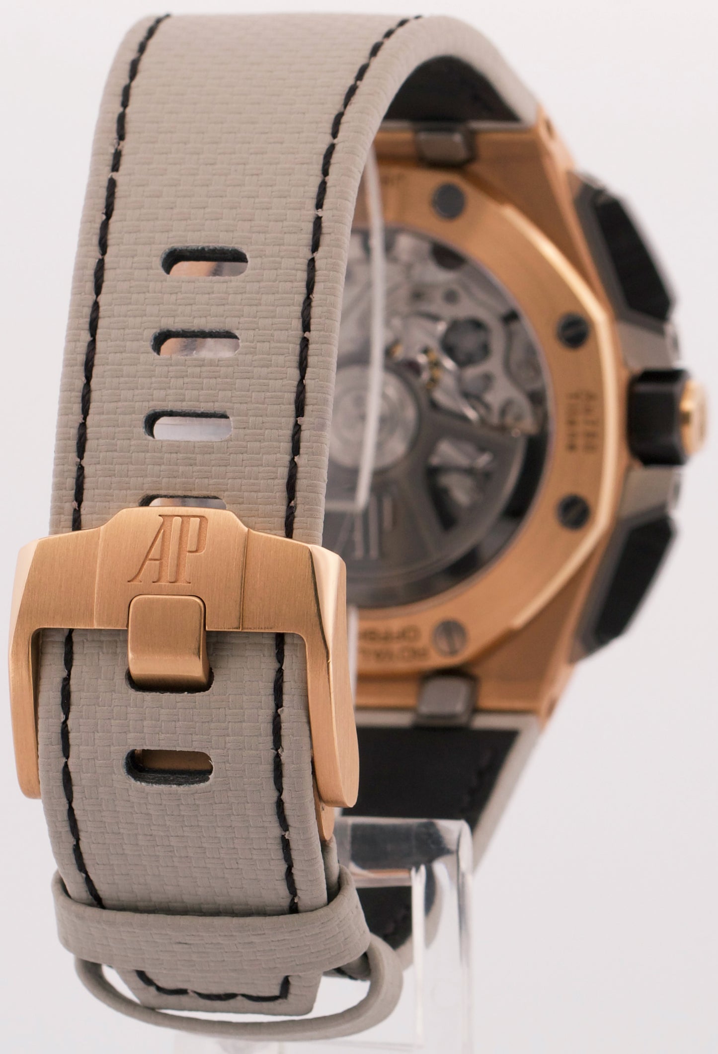 PAPERS Audemars Piguet Royal Oak Offshore GREY 18K Rose Gold 43mm 26420OI BOX