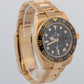2017 PAPERS Rolex GMT-Master II Black 18K Yellow Gold Oyster 40mm 116718 BOX