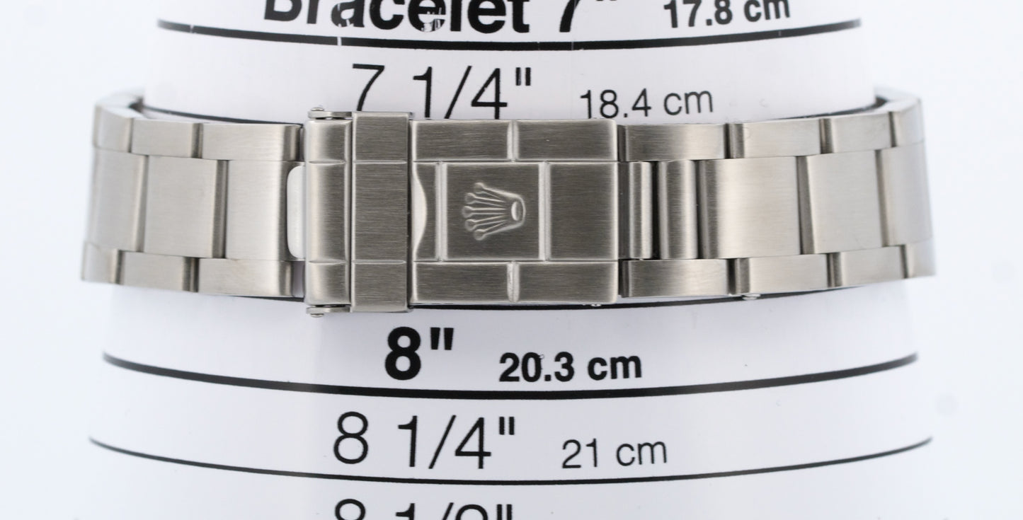 2003 PAPERS Rolex Explorer II 40mm BLACK Red Stainless Steel NO-HOLES 16570 BOX