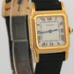 PAPERS Cartier Santos Dumont 78097 18K Yellow Gold 24.5mm Manual Leather BOX