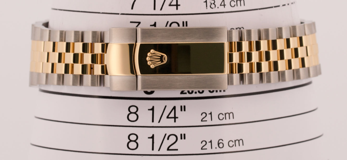 2026 Rolex DateJust 126333 Black 41mm 18K Gold Steel Jubilee 41mm Box Papers