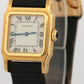 PAPERS Cartier Santos Dumont 78097 18K Yellow Gold 24.5mm Manual Leather BOX