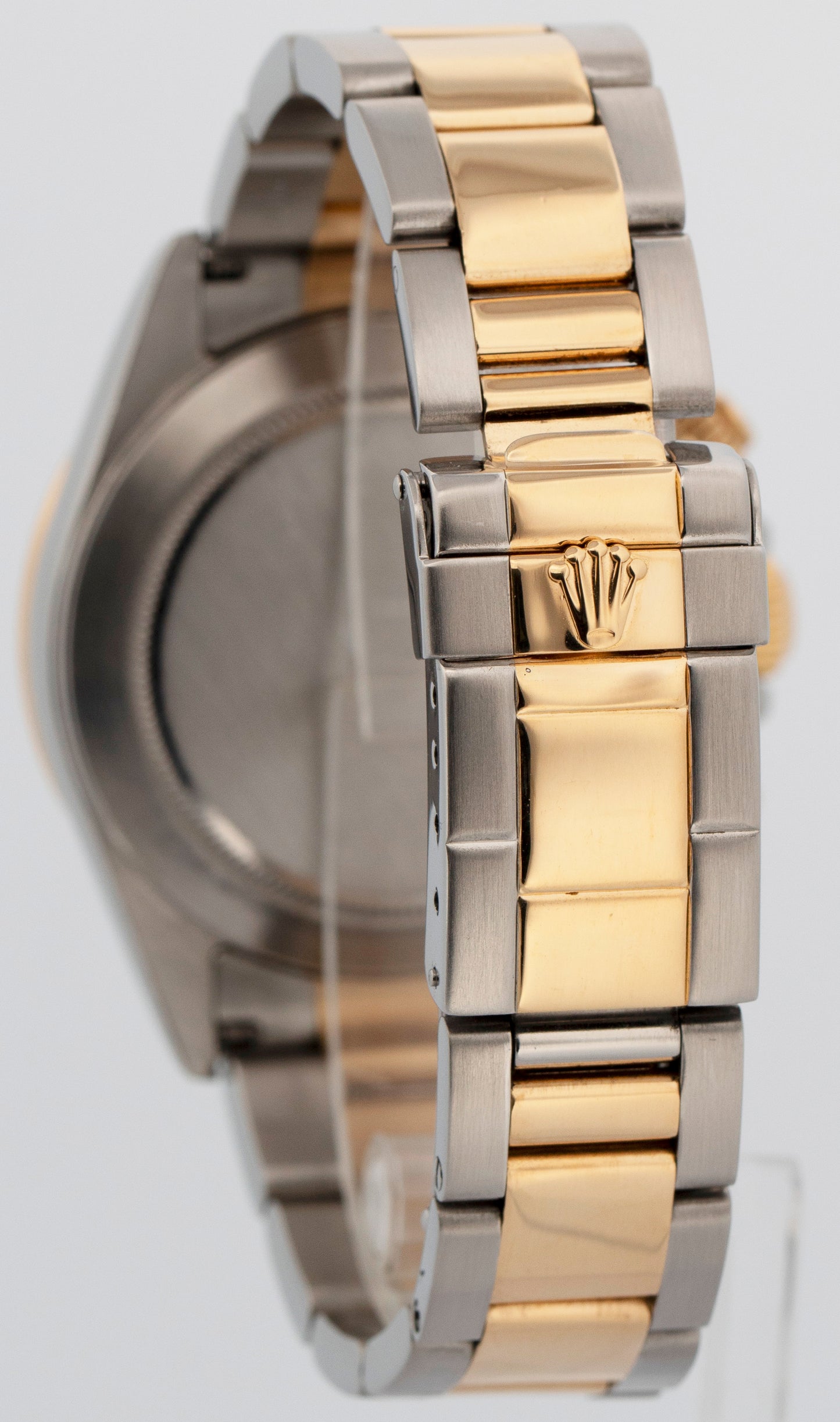 1999 Rolex Daytona Cosmograph BLACK DIAMOND 18K Gold Stainless Steel Watch 16523