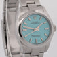 NEW 2025 PAPERS Rolex Oyster Perpetual TURQUOISE 31mm Steel Watch 277200 BOX