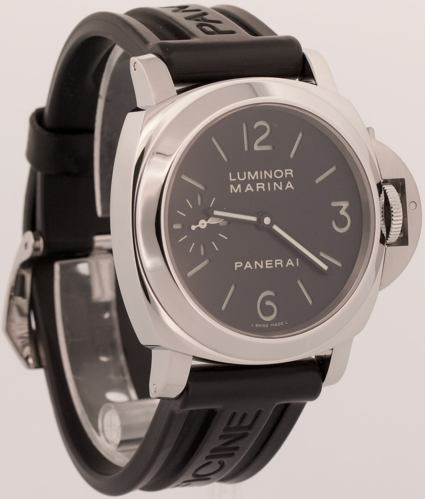 2007 Panerai Luminor Marina PAM00111 Black Rubber PAM111 44mm Watch Box Papers