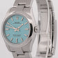 NEW 2025 PAPERS Rolex Oyster Perpetual TURQUOISE 31mm Steel Watch 277200 BOX