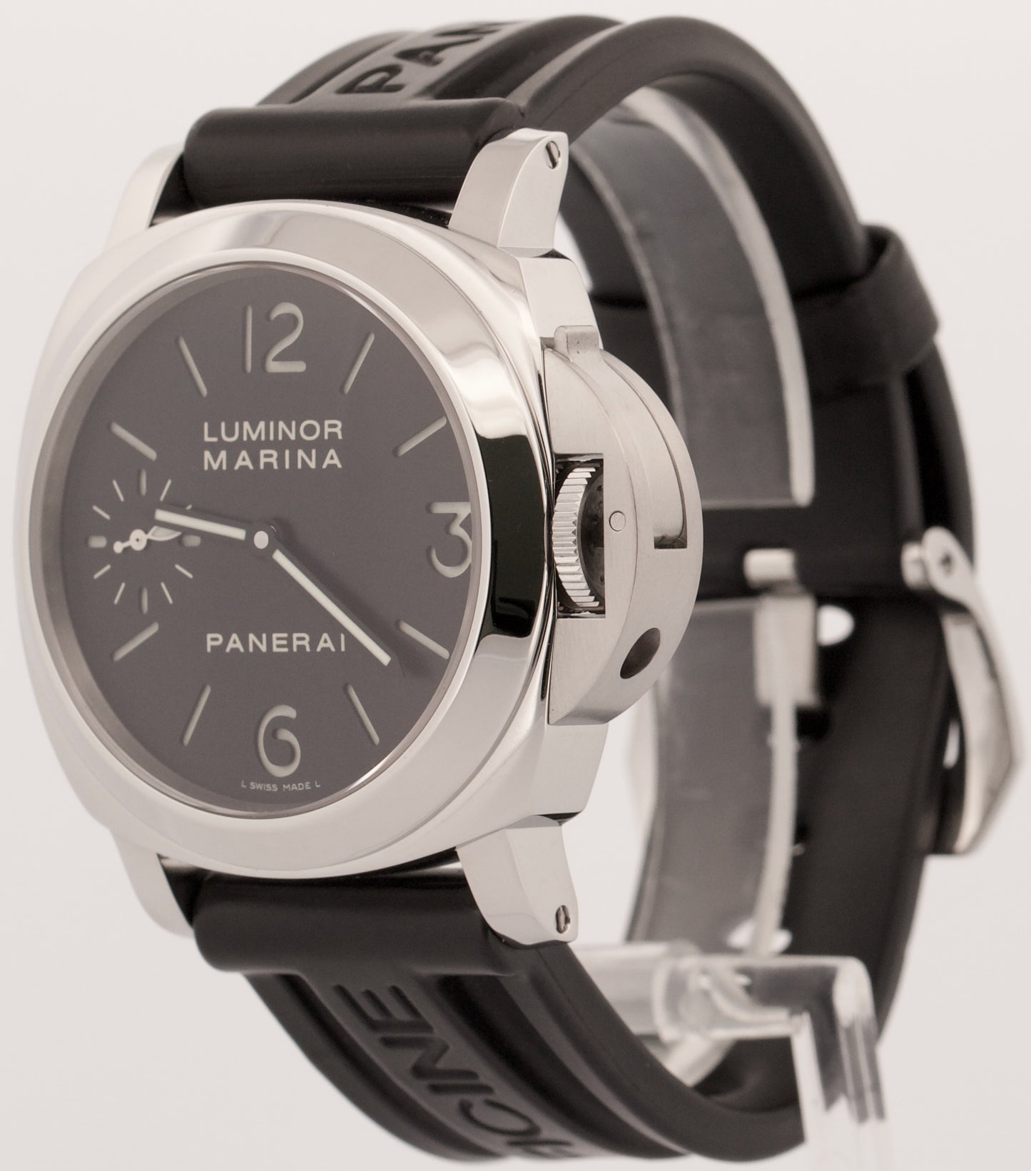 2007 Panerai Luminor Marina PAM00111 Black Rubber PAM111 44mm Watch Box Papers