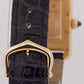 Cartier Tank Louis 18k Yellow Gold IVORY Roman Leather 22mm Quartz 2442 Watch