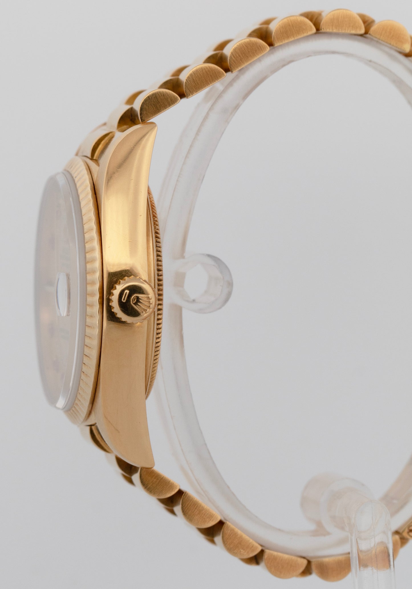 Rolex Day-Date President CHAMPAGNE DIAMOND RUBY STRING 36mm 18K Gold 18038