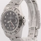 Rolex Explorer II BLACK Red Stainless Steel NO-HOLES 40mm Automatic Oyster 16570