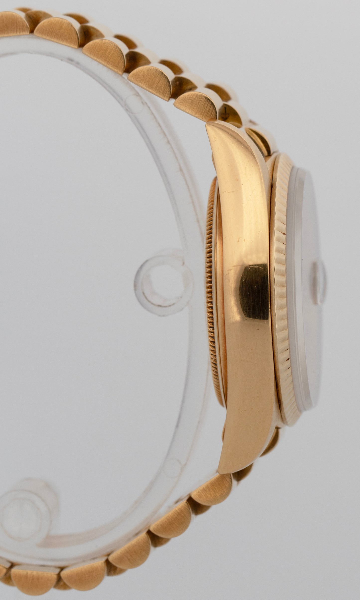 Rolex Day-Date President CHAMPAGNE DIAMOND RUBY STRING 36mm 18K Gold 18038