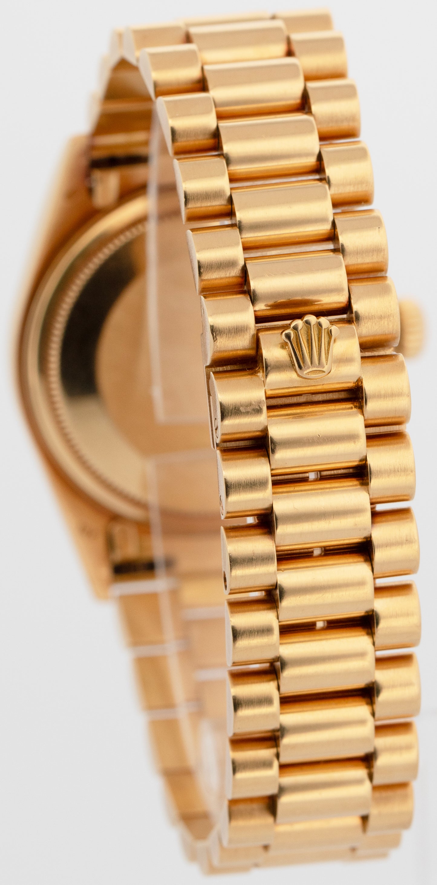 Rolex Day-Date President CHAMPAGNE DIAMOND RUBY STRING 36mm 18K Gold 18038