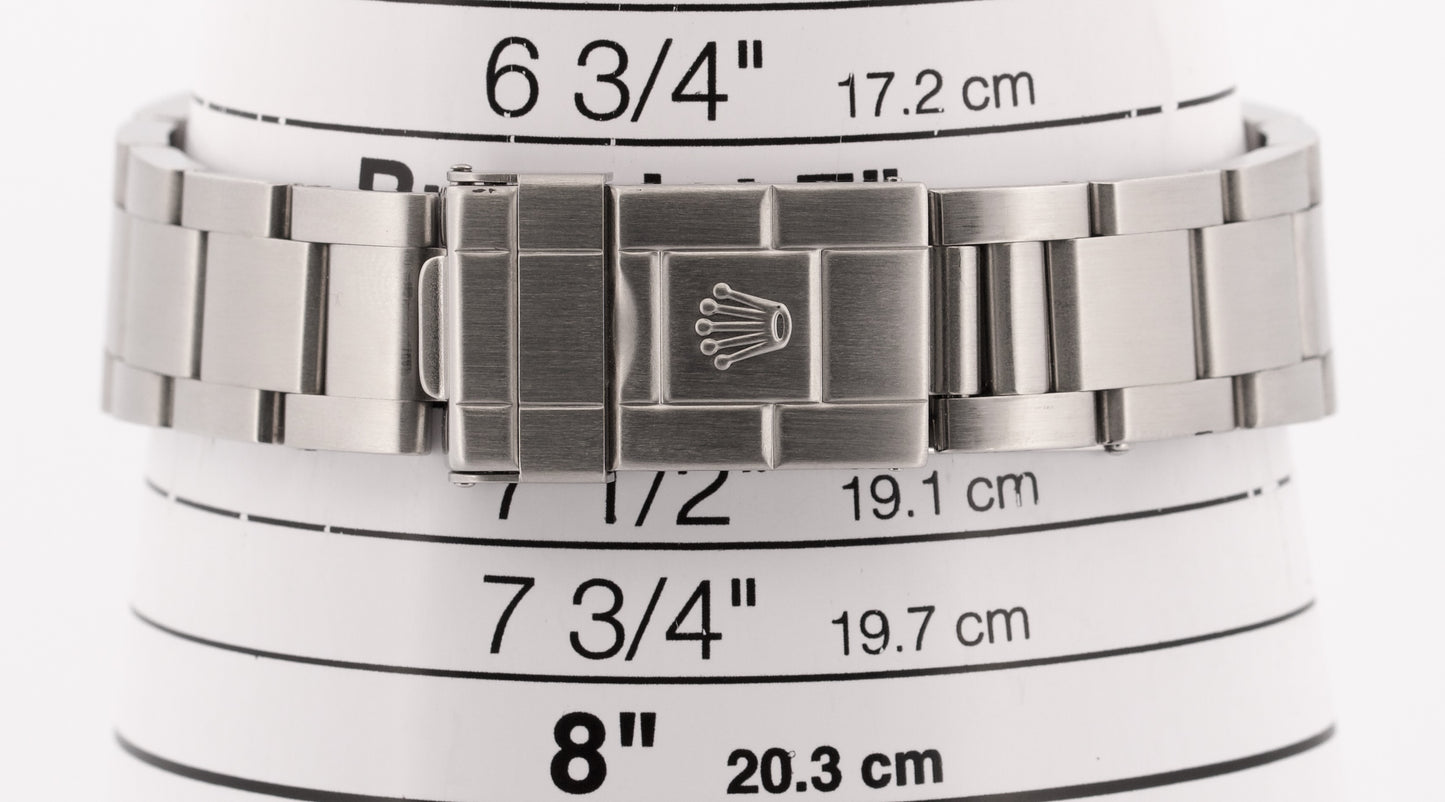 Rolex Explorer II BLACK Red Stainless Steel NO-HOLES 40mm Automatic Oyster 16570