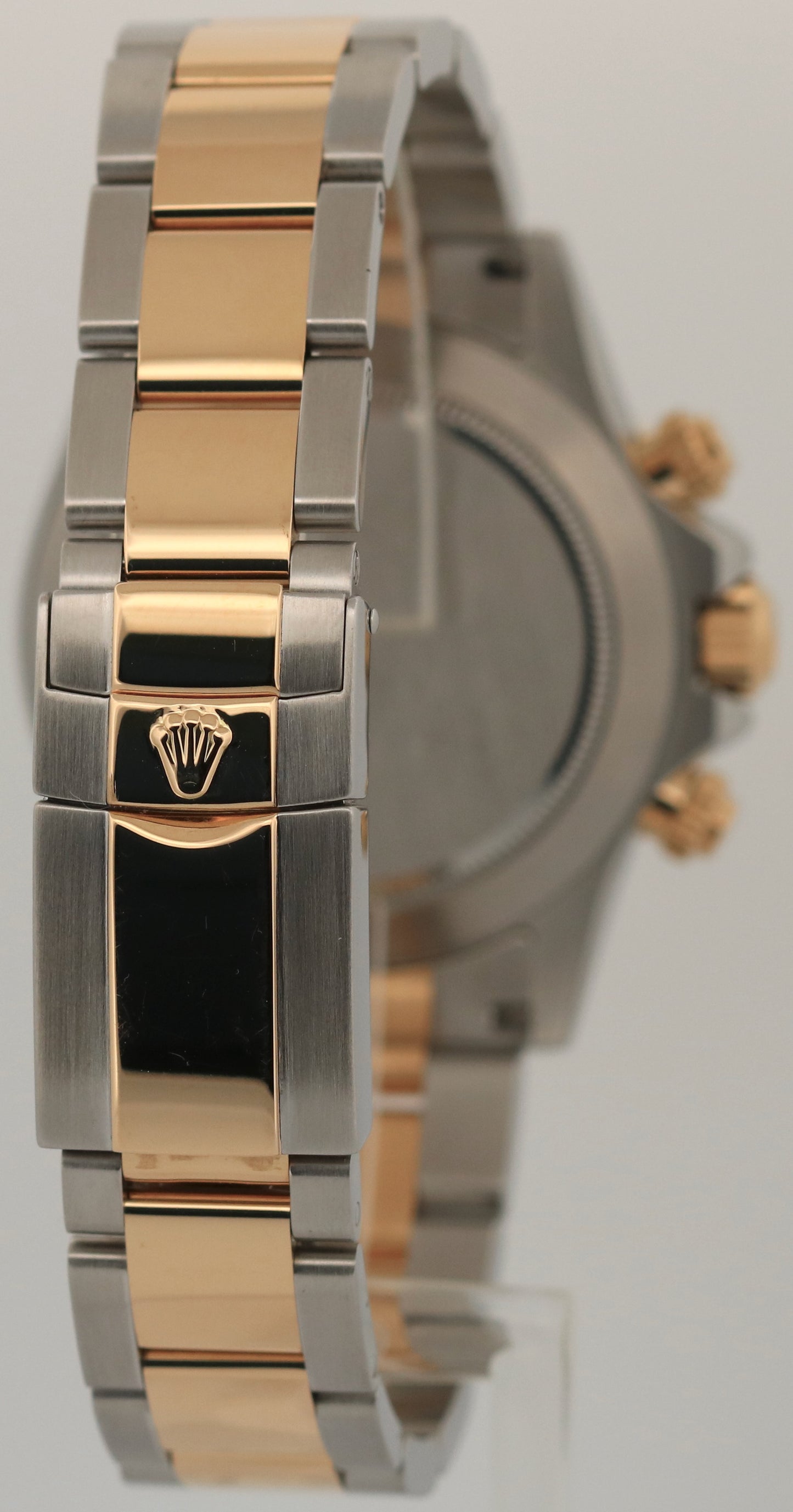Rolex Daytona Cosmograph 40mm IVORY PANDA 18K Yellow Gold Steel Watch 116523