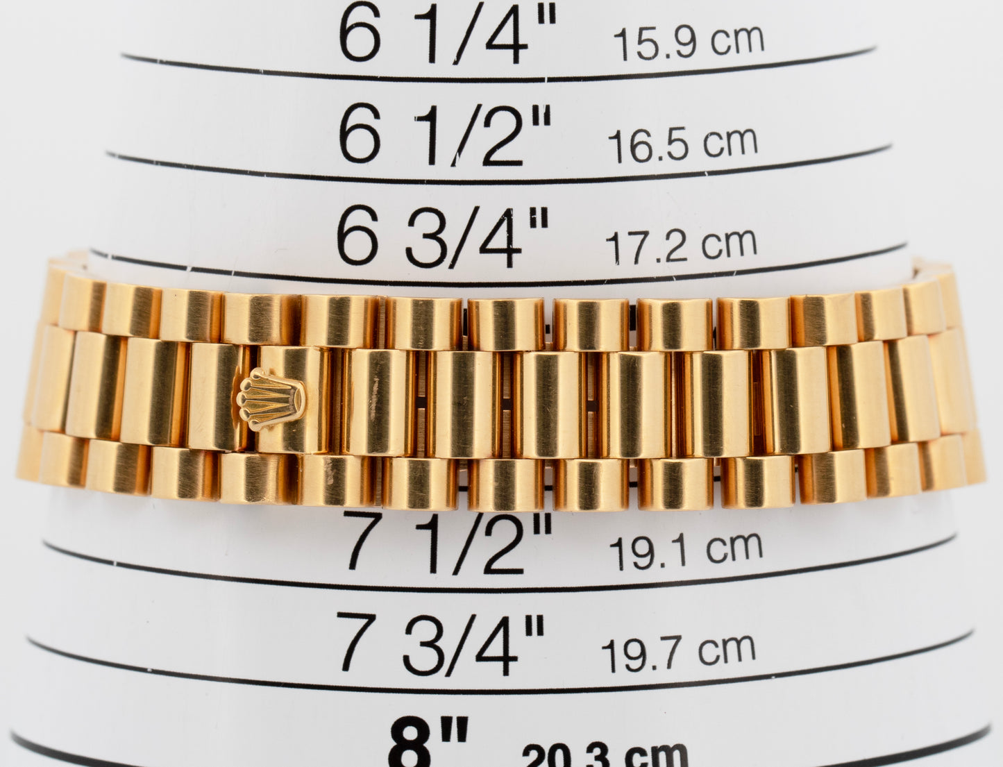 Rolex Day-Date President CHAMPAGNE DIAMOND RUBY STRING 36mm 18K Gold 18038