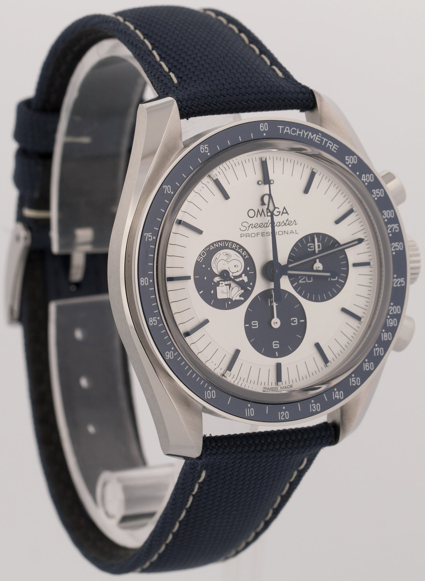 2024 PAPERS Omega Speedmaster SNOOPY Blue Steel 42mm 310.32.42.50.02.001 BOX