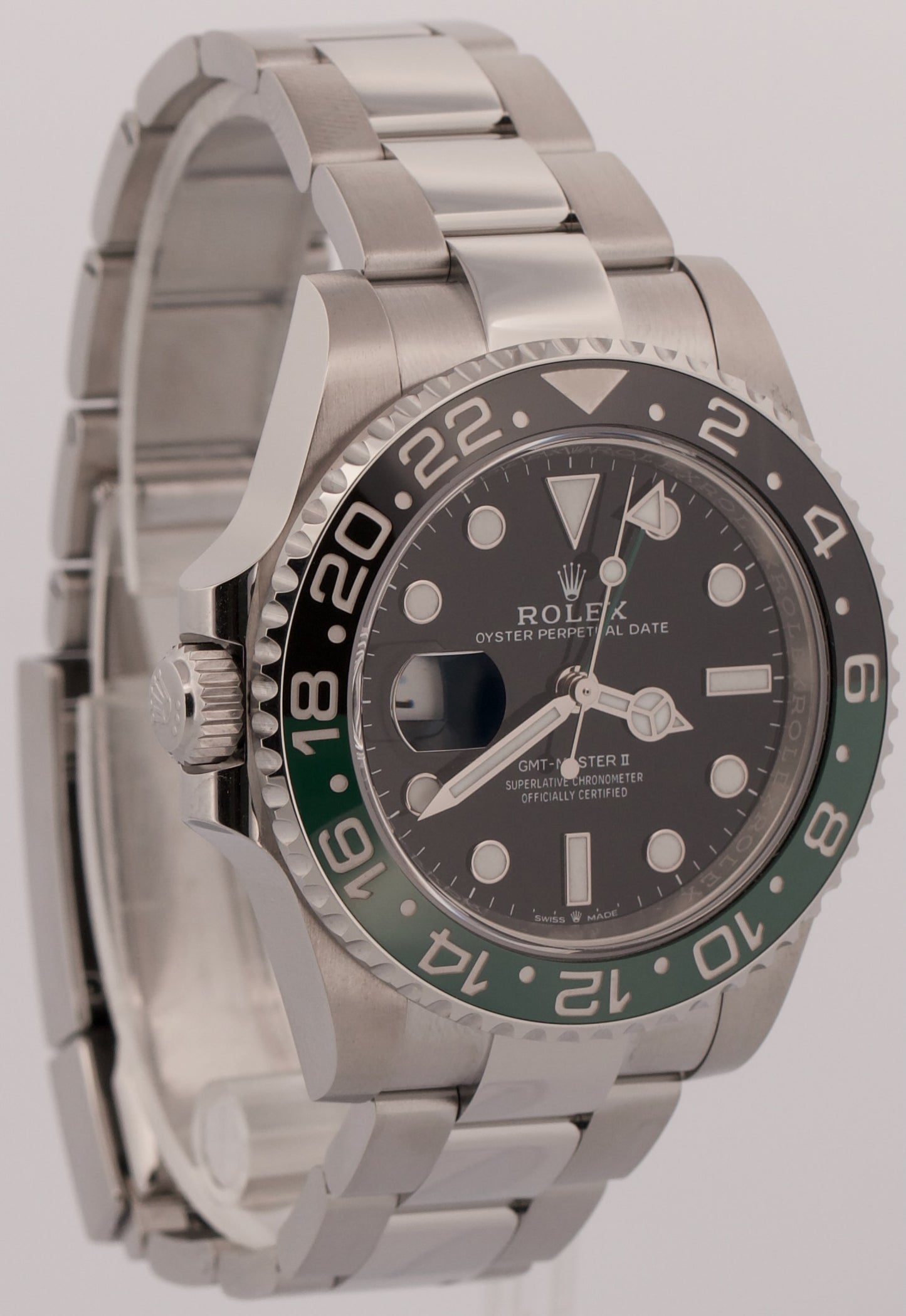 2023 Rolex GMT-Master II 126720 VTNR Sprite Green Black Oyster Watch Box Papers