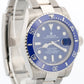 PAPERS Rolex Submariner 40mm 18K White Gold SMURF Blue Ceramic 116619 LB BOX