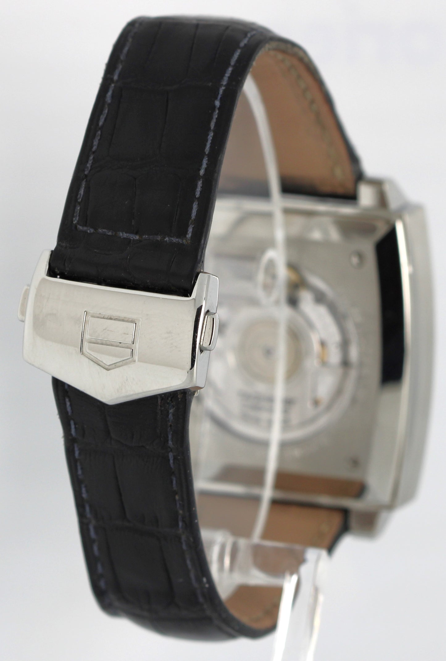 Tag Heuer Monaco Chronograph CBL2111.FC6453 Blue 39mm Leather Watch Box Papers
