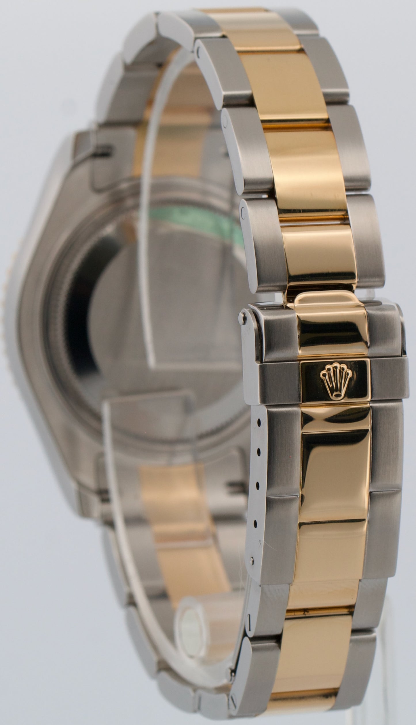2012 Rolex Yacht-Master WHITE 18K Yellow Gold Stainless 35mm Two-Tone 168623 BOX