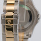 2012 Rolex Yacht-Master WHITE 18K Yellow Gold Stainless 35mm Two-Tone 168623 BOX