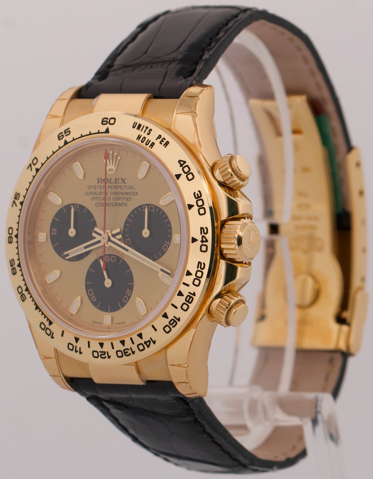 NOS STICKERED 2012 PAPERS Rolex Daytona NEWMAN Champagne 18K Gold 116518 BOX