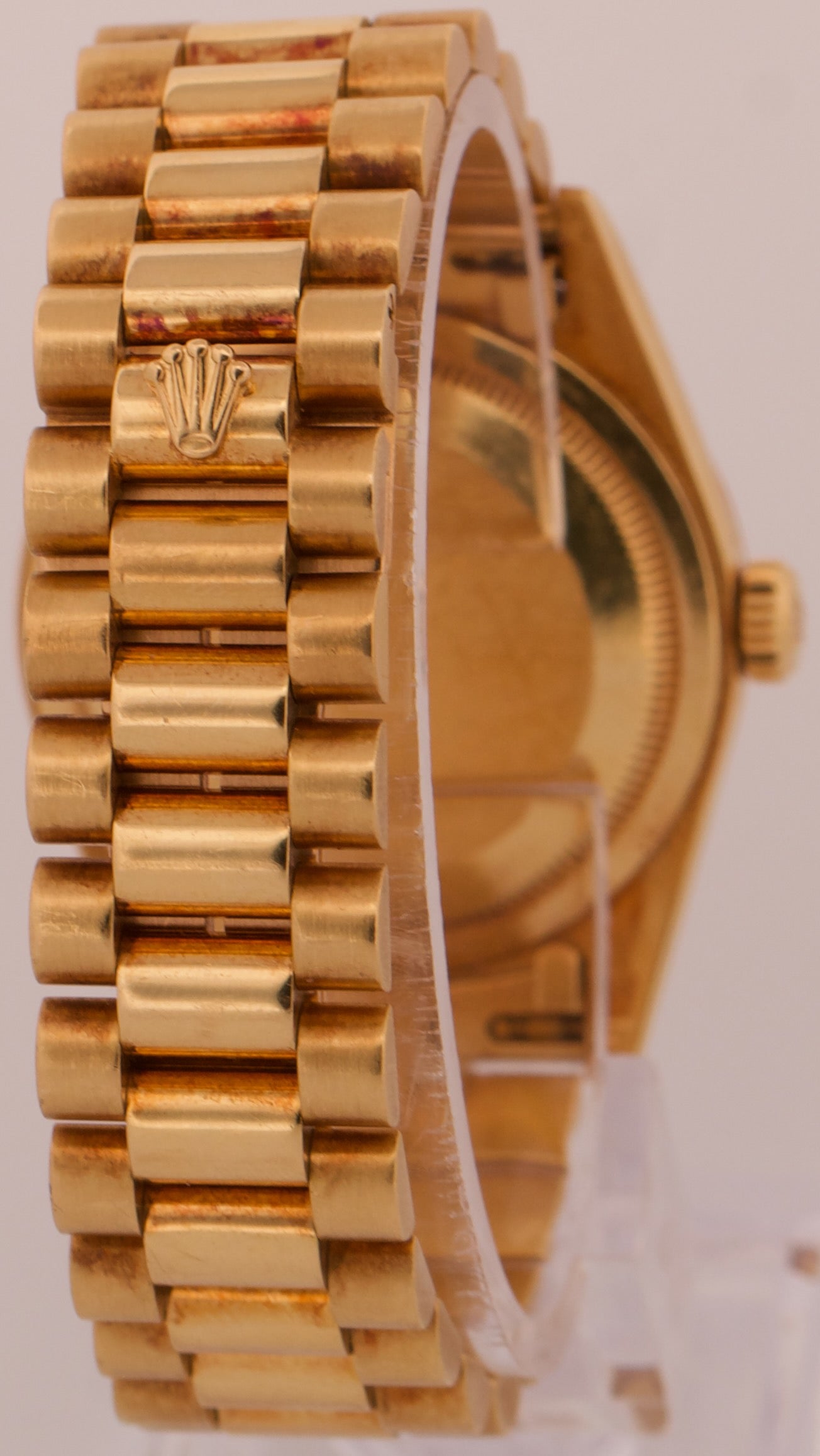 VINTAGE 1984 Ladies Rolex DateJust PRESIDENT 26mm CHAMPAGNE DIAMOND 18K 6917