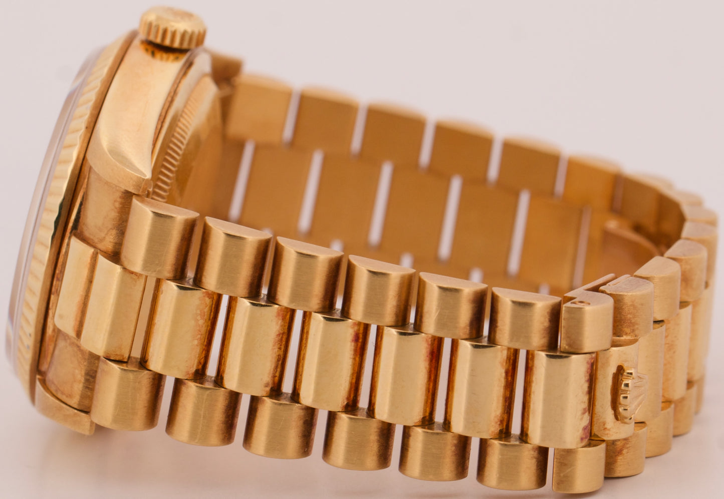 VINTAGE 1984 Ladies Rolex DateJust PRESIDENT 26mm CHAMPAGNE DIAMOND 18K 6917