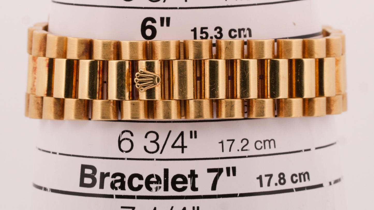 1995 Rolex Day-Date President FACTORY CHAMPAGNE DIAMOND 36mm 18K Gold 18238