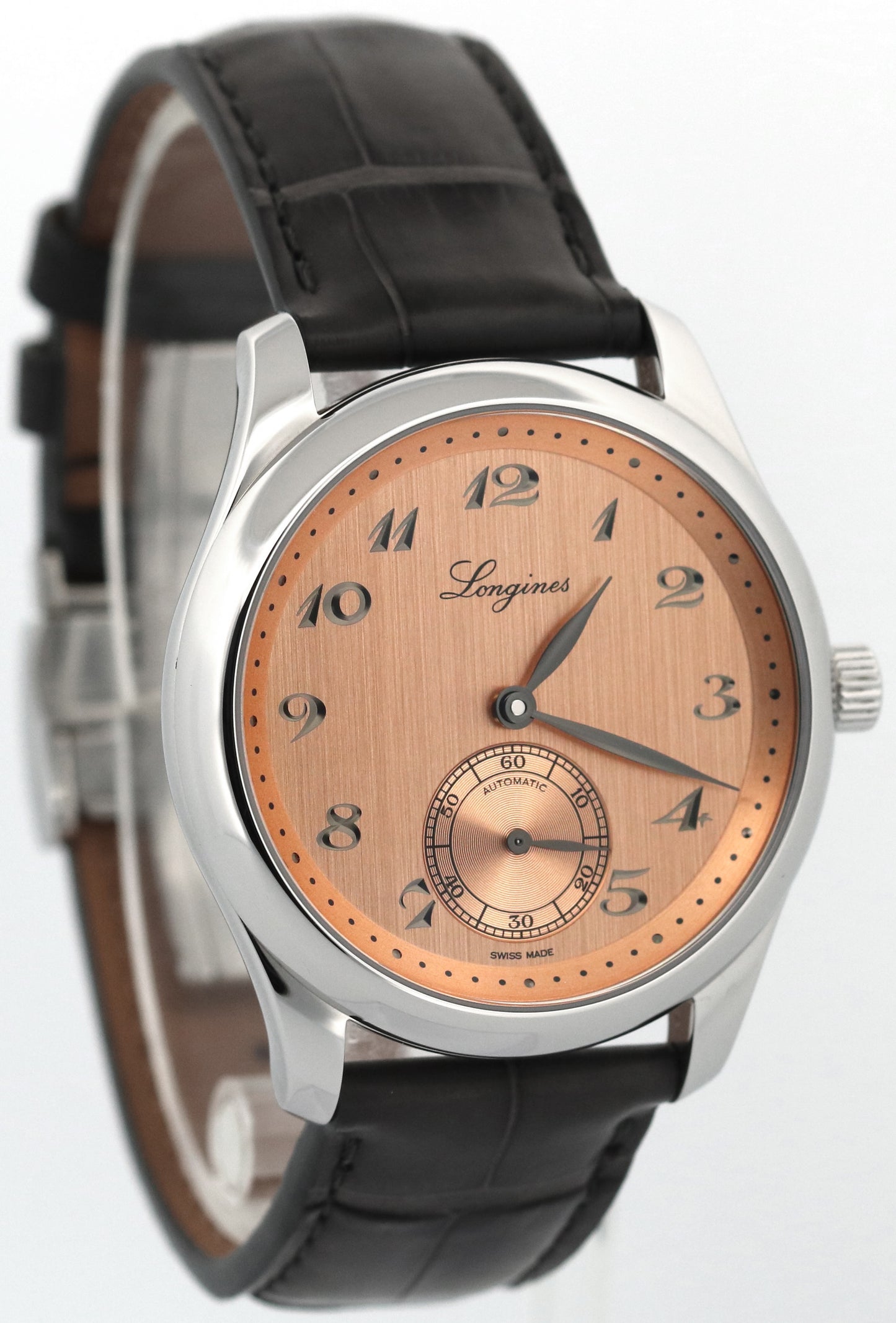 NEW 2025 PAPERS Longines Master Collection SALMON 38.5mm Steel L2.843.4.93.2 BOX