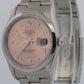 2006 Rolex Oyster Perpetual Date SALMON ARABIC 34mm Steel NO-HOLES 15200 BOX